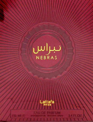 LATTAFA NEBRAS EAU DE PARFUM SPRAY UNISEX 3.4 Oz / 100 ml BRAND