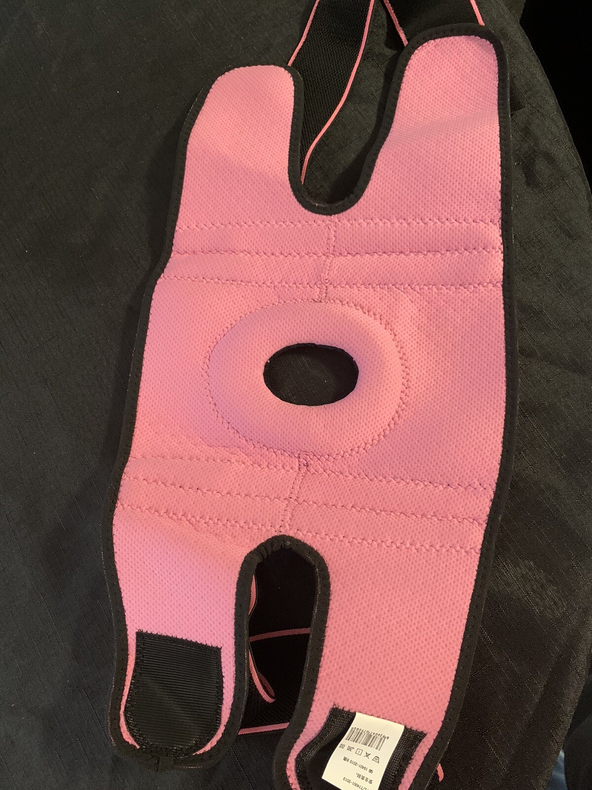 AOLIKES Black/Pink Sport Knee Wrap Protector Support Stabilizer Brace