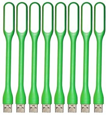 6 Pack Mini USB LED Lamp Adjustable USB Night Light for Power Bank Laptop