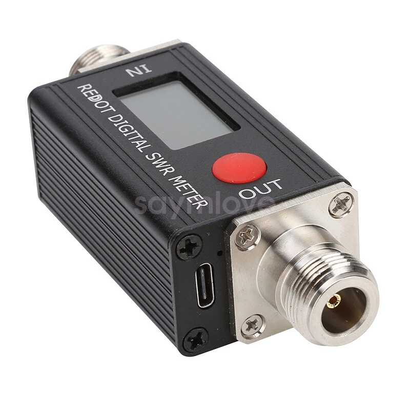 Medidor digital SWR 80 MHz ~ 999 MHz 120 W SWR y medidor de potencia soporte DMR Foto 4 de 4