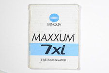 Minolta Maxxum 7xi Instruction Manual