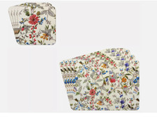 4 William Kilburn Theme Placemats & Coasters Table Set Cork Backed