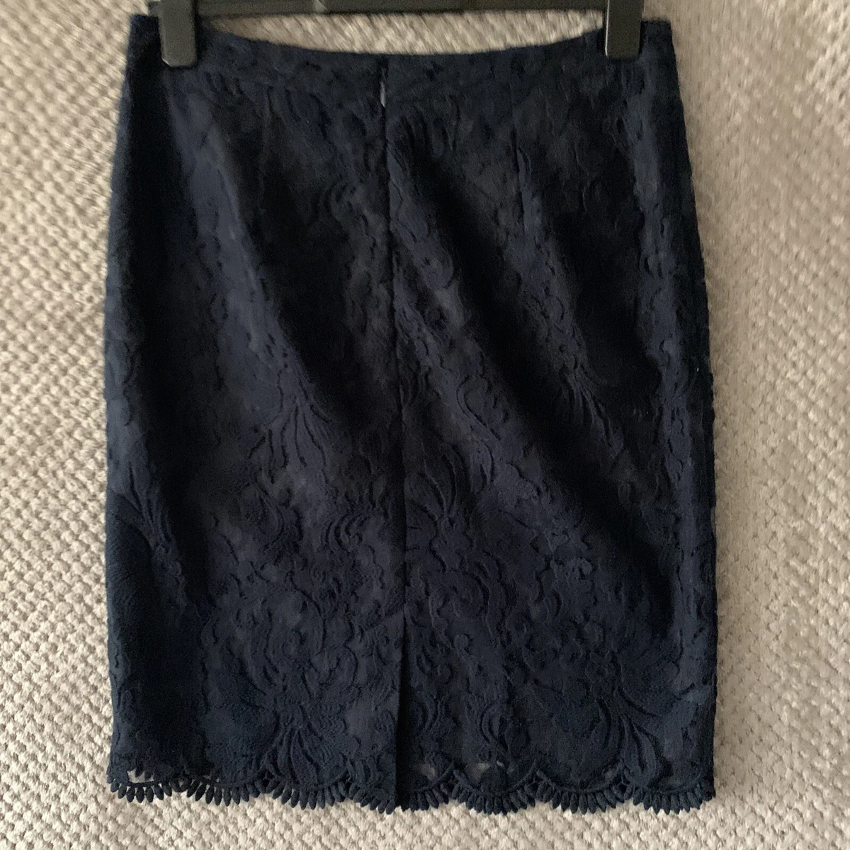 Navy lace top pencil skirt uk