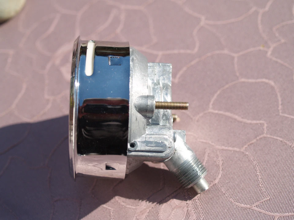 Tachometer,  0 - 140km/h, NSU Consul 350ccm   Schrägabgang, Nachbau, NEU - Bild 2 von 3