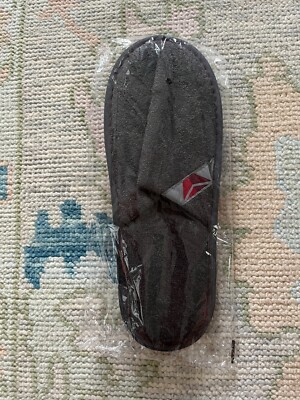 Delta Airlines Slippers Delta One Business Class Sealed New Unisex