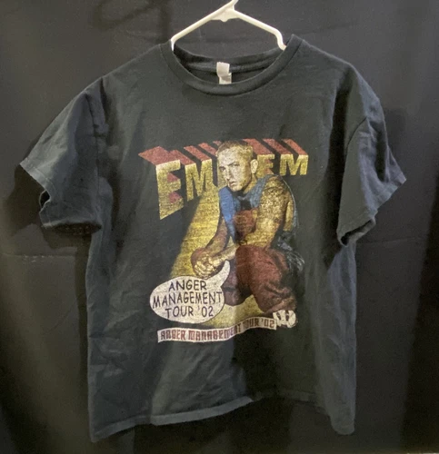 Eminem - Anger Management Tour - Large Concert Hip Hop 2000s vintage concert t-shirt, vintage, size L, single stitch, B+ condition