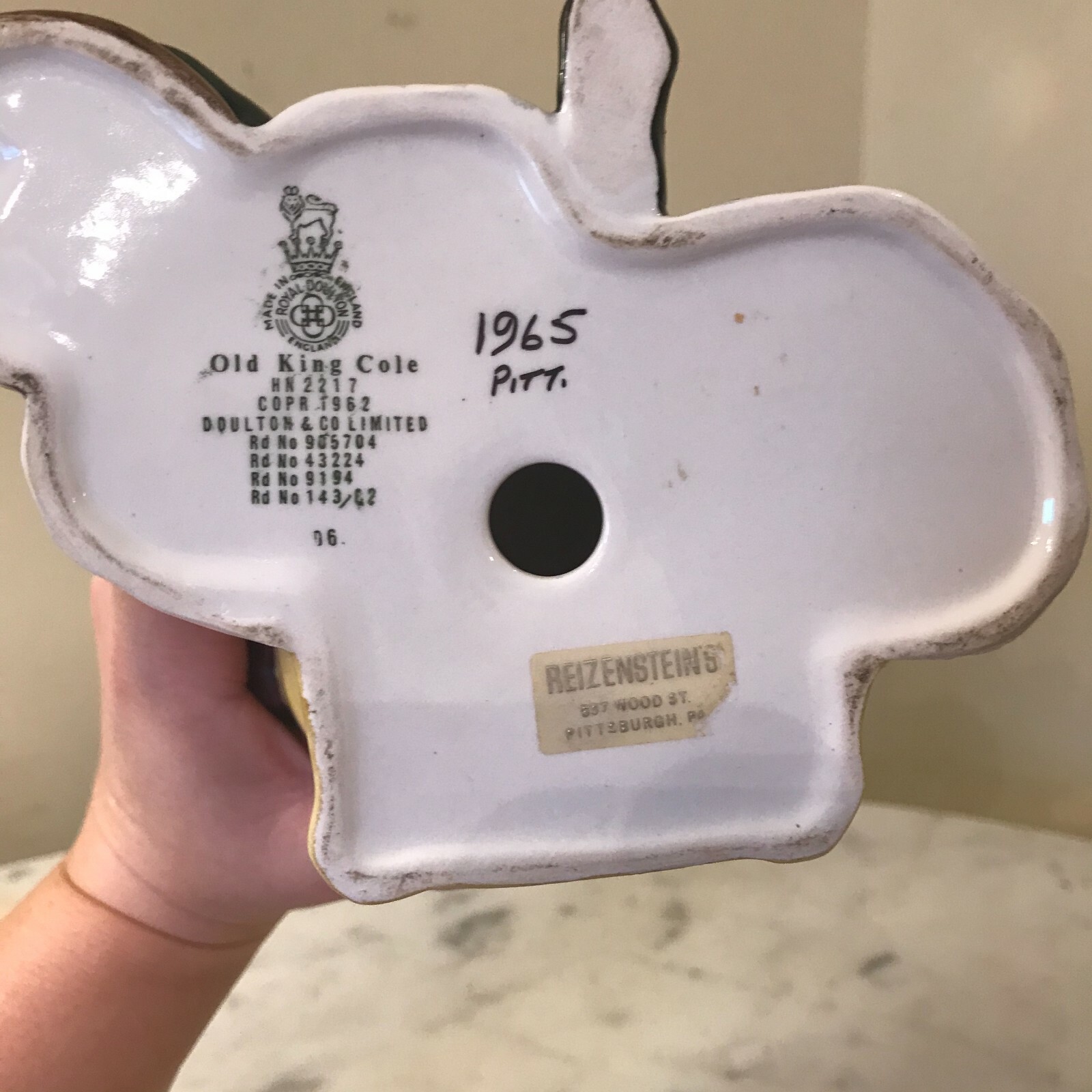 Royal Doulton Old King Cole Copr. 1962 Figurine eBay