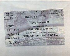 1996 NBA Draft Ticket - Kobe Bryant - Allen Iverson Ray Allen - Steve Nash🔥🔥🔥