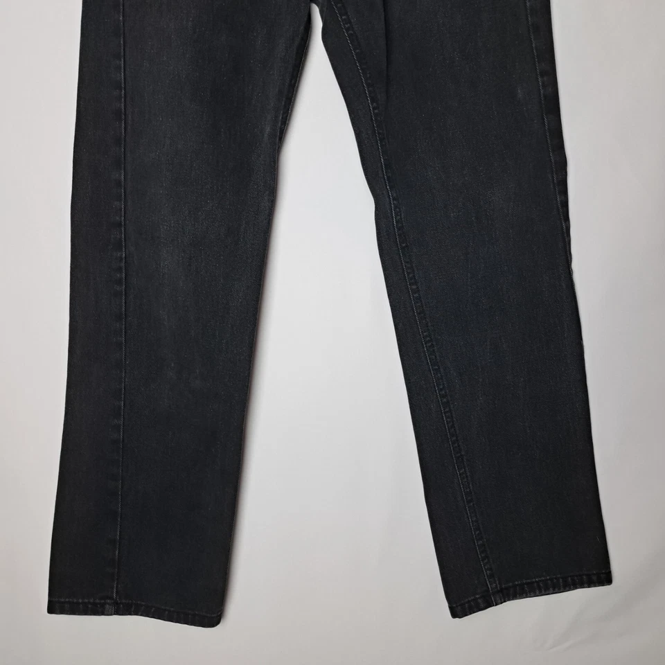 Винтажные мужские джинсы Lowrider 28x29 The Boulevard Classic черная джинсовая ткань с заниженной талией Y2K - Изображение 3 из 4