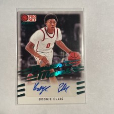 2021 Leaf Pro Set Power Moves Green Spectrum Foil /50 Boogie Ellis #PM-BE1 Auto