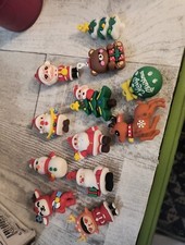 12 Piece Christmas 2-in Keychains/Pendents