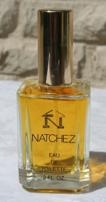 Natchez Eau De Toilette French Parfum 2 fl oz vtg - Picture 1 of 6