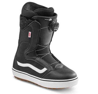 Vans Women's Encore OG Snowboard Boots Black/White 2025