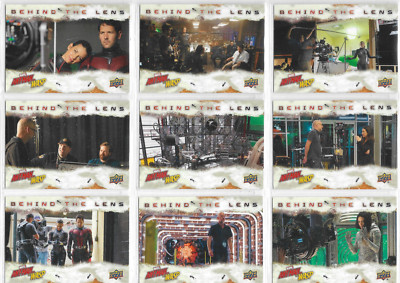 2018 Upper Deck - Ant-Man & The Wasp - 15 Karten Behind The Lens Chase Set NM