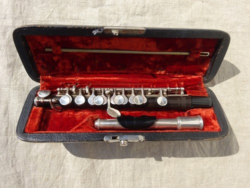 Piccolo Flöte H. A. Schaff Erlbach ca. 31 cm