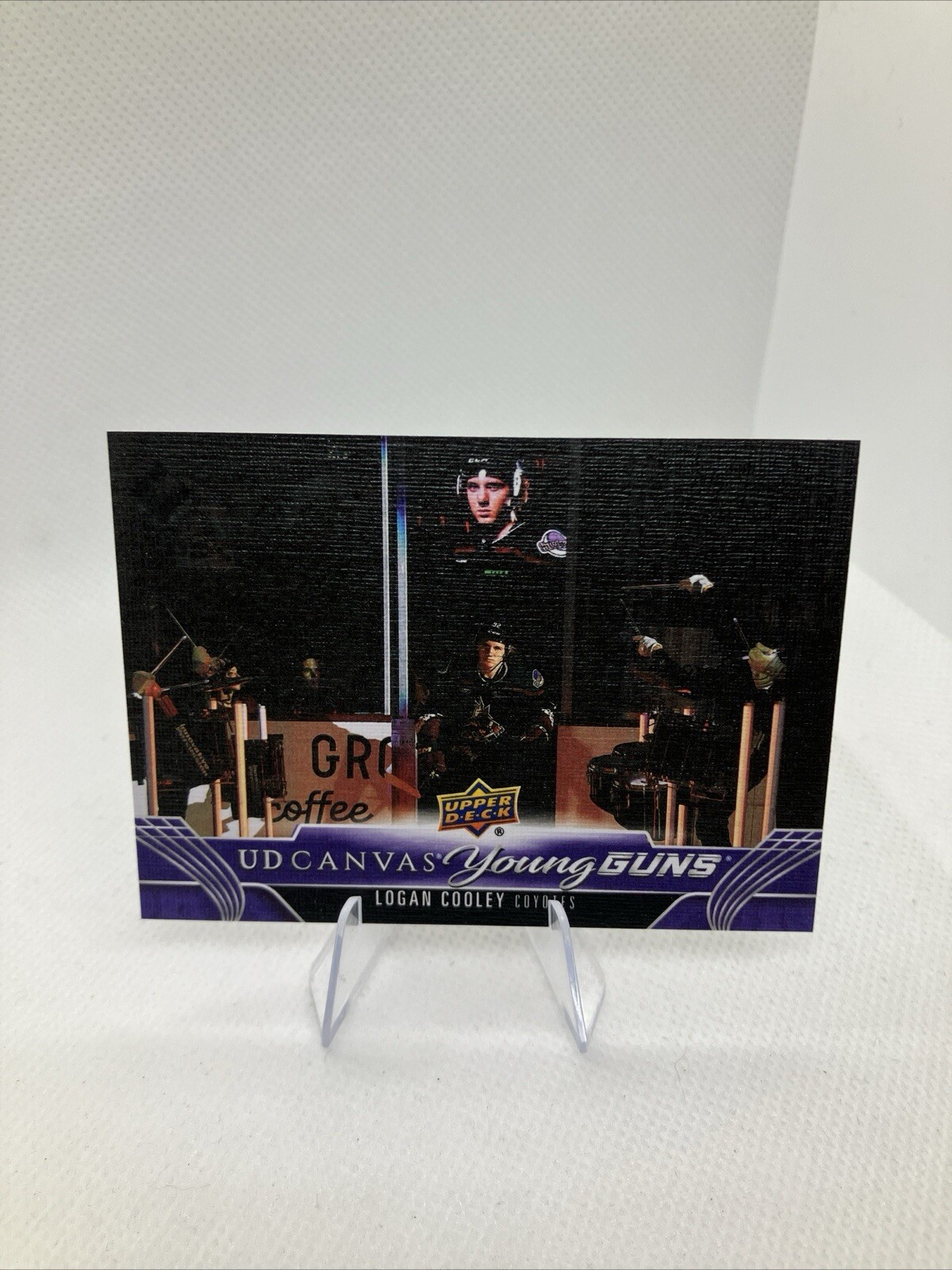 2023-24 Upper Deck Series 2 - UD Canvas Young Guns #C237 Logan Cooley (RC)
