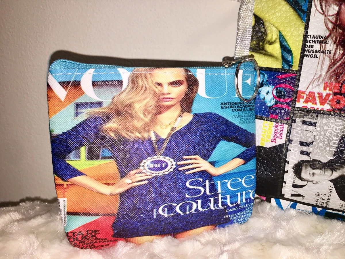 Vogue magazine print best sale purse