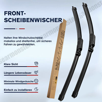 2x Scheibenwischer Wischerblätter Vorne Für Audi A6 Avant 4F2 4F5 C6 ab 05-11