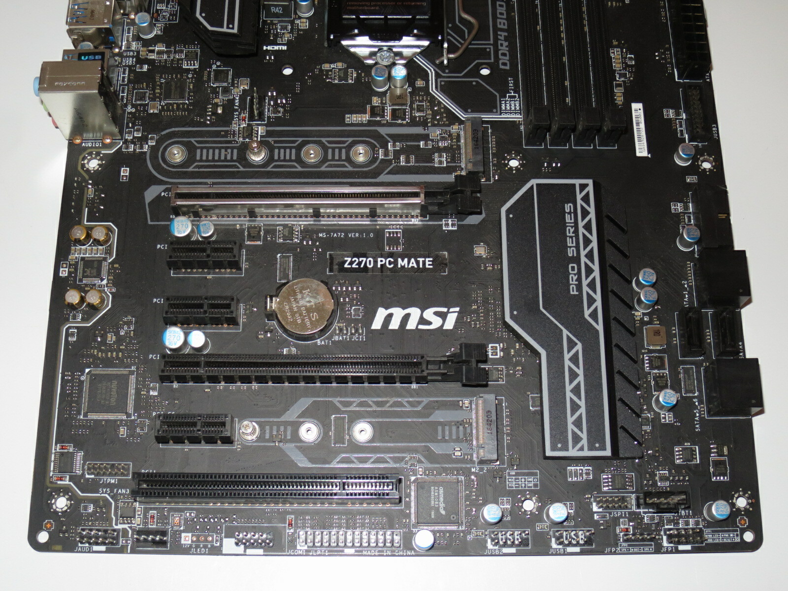 Msi Z270 Pc Mate Ddr4 Crossfire Atx Intel Motherboard For Sale Online Ebay