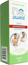 No More Sweat Daily Use Antiperspirant Cream 24hr Protection, 80mL,,.AU