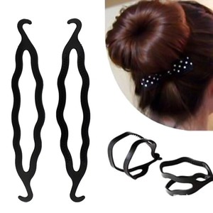 New Women Plastic Hair Twist Styling Clip Stick Bun Maker Braid