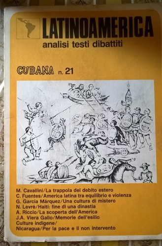 Cubana Analyse Testi Dibattiti Latinoamerica N.21 1986 - Afbeelding 1 van 1