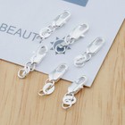 10PCS Wholesale Jewelry Findings 925 Sterling Silver Lobster Clasps Hallmark II