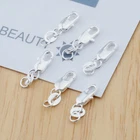10PCS Wholesale Jewelry Findings 925 Sterling Silver Lobster Clasps Hallmark II