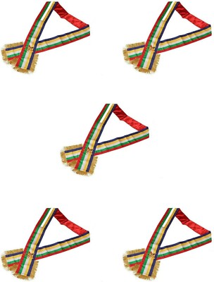 Masonic Order of the Eastern Star OES Five Color Sash With Red Lining Lot Of 5,