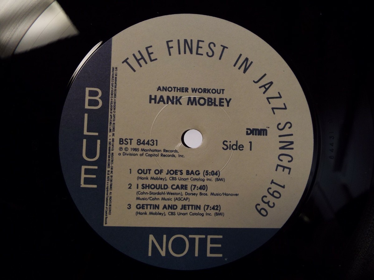 HANK MOBLEY ANOTHER WORKOUT JAZZ LP VINYL ALBUM | eBay