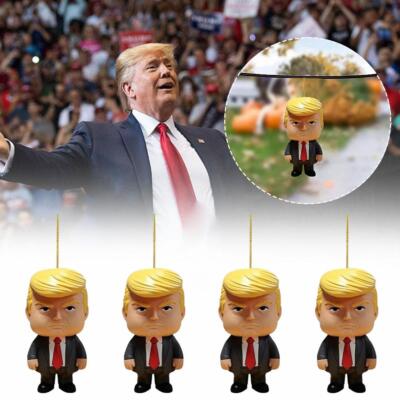 Creative Acrylic Car Pendant American Presidential Pendant Decorative G0B7