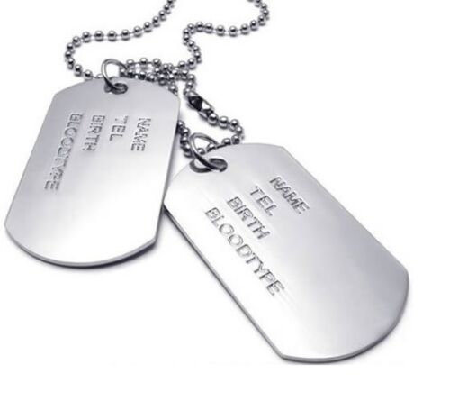 army name tag necklace