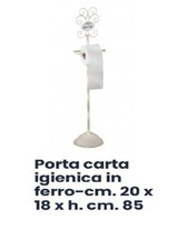 AD TREND PORTAROTOLI IN FERRO CARTA IGIENICA BAGNO cm. 20 x18 x h. cm.85 46754