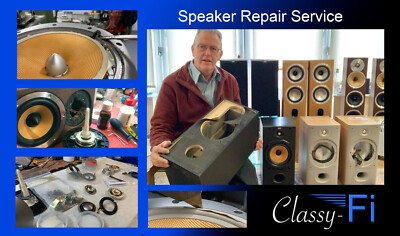 Lautsprecher Treiber Reparatur Service, Bass Mitteltöner - Gummisicke, BW, Tannoy, KEF