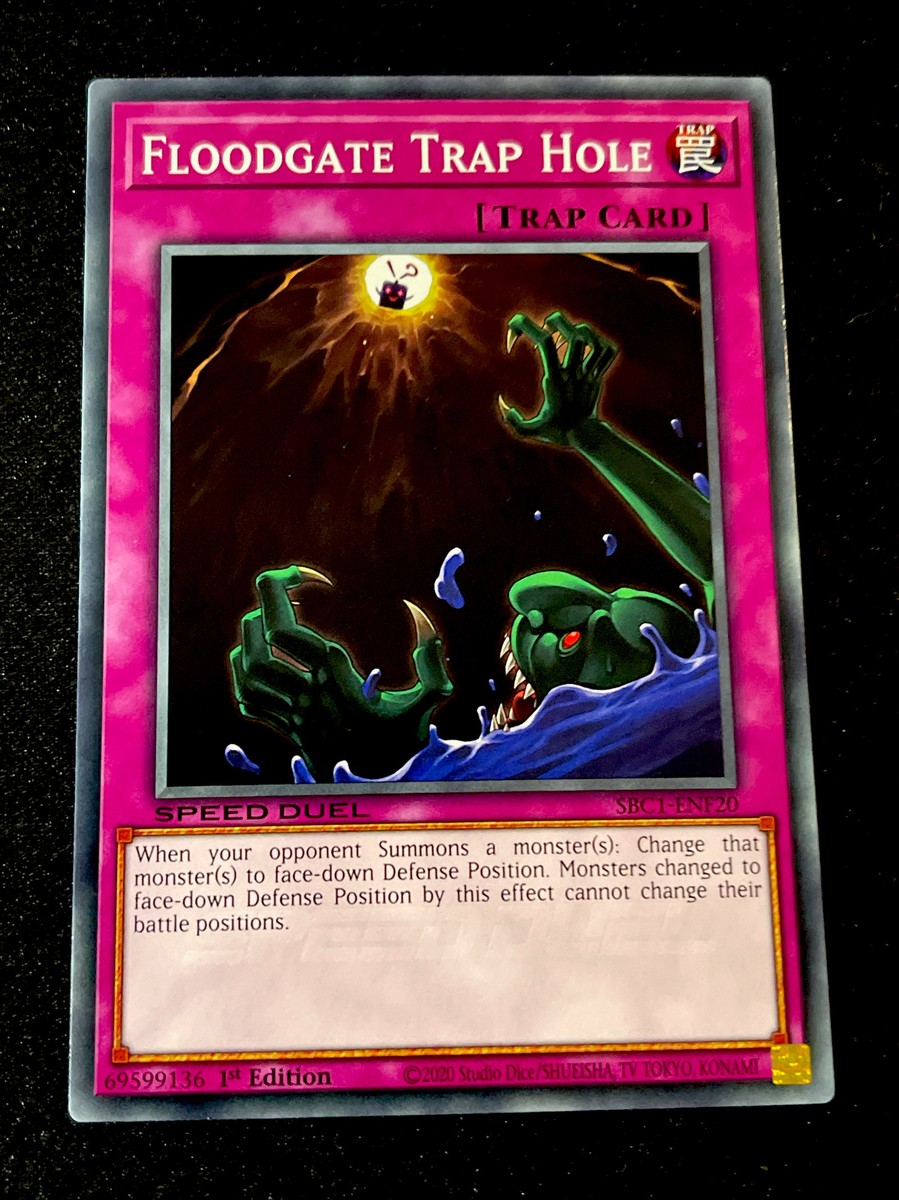 floodgate deck yugioh Floodgate Trap Hole SBC1-ENF20 Yugioh 1st Edition (New))