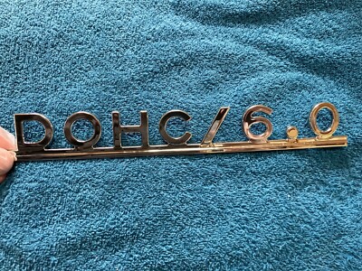 Mercedes AMG DOHC/6.0 emblem badge vintage W126 W124 W107 | eBay