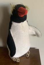 Vintage 80s Steiff 16 40 cm Peggy Penguin Rockhopper w/button 2505/40 EUC