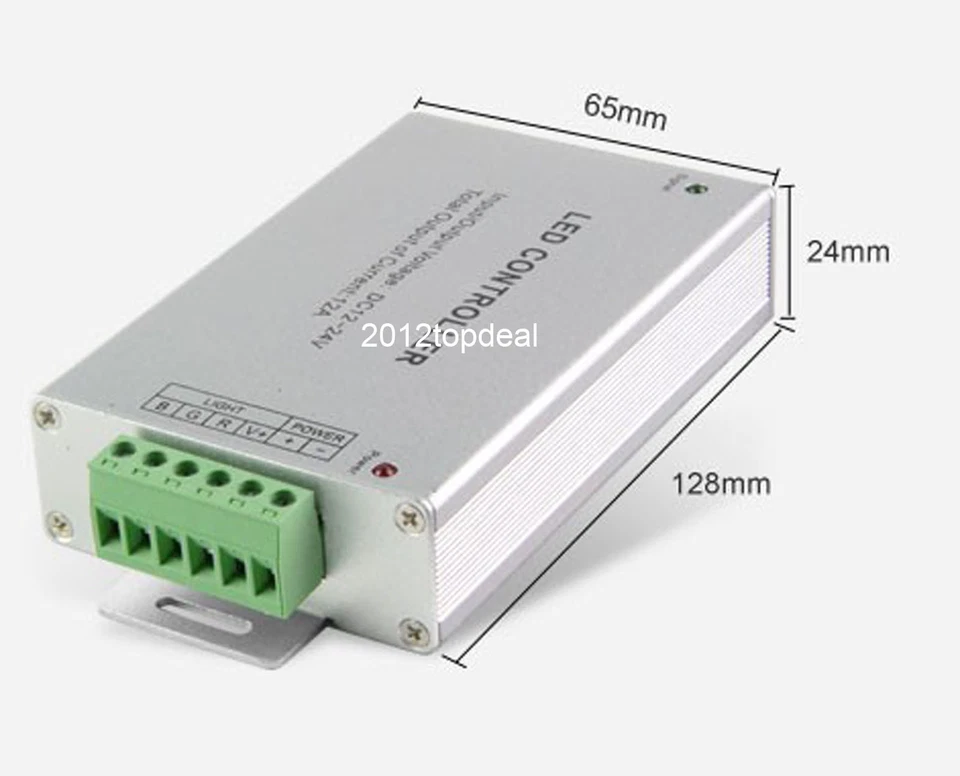 12V 24V DC 12A 44Key IR Remote Controller For RGB SMD 5050 3528 LED Strip-Light - Image 3 of 4