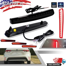 Rear Reflector Fog light LED For Toyota Corolla 2020-2023 LE XLE DRL Lamp Smoked