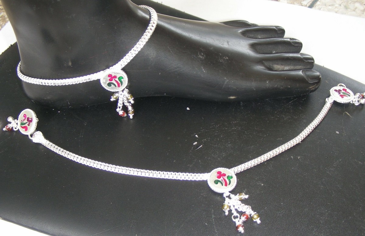 100 Gram 30 Gram Silver Payal Price Silver Kolusu Designs And