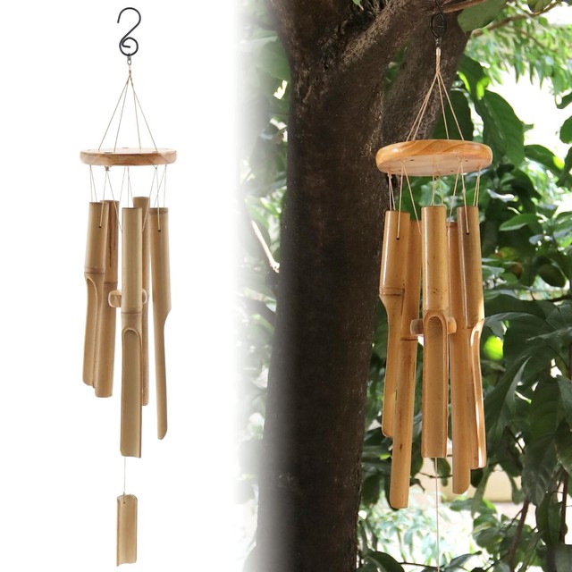 Wind Chimes Wood Handmade Indoor and Outdoor Wall Hanging for Home