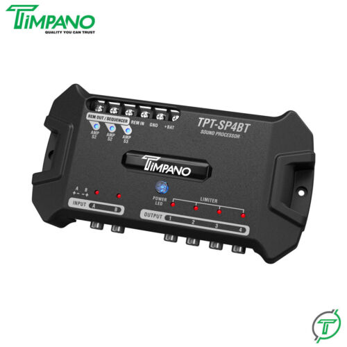 Timpano DSP 4-Channel TPT-SP4BT Car Audio Digital Signal Processor + Crossover - Picture 1 of 6