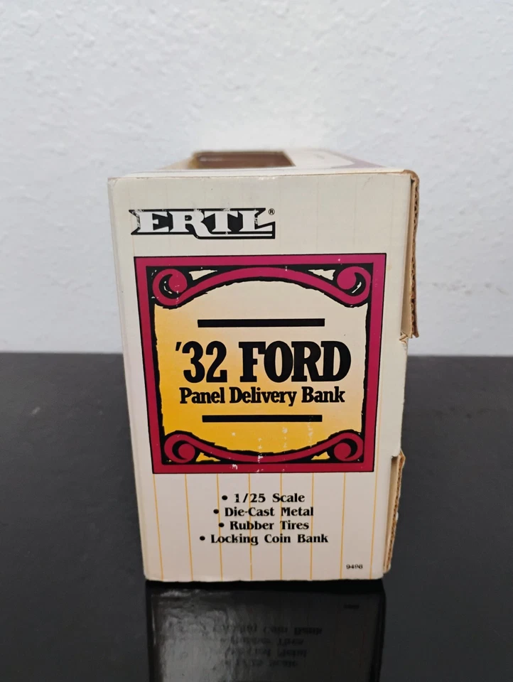 Vintage 1991 Diecast Model '32 Ford Panel Delivery Bank Anheuser Busch - Image 3 of 4