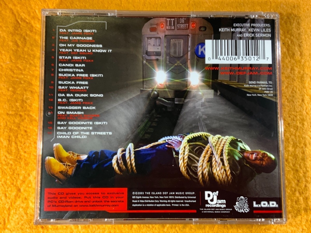 F6-82 KEITH MURRAY He's Keith Murray .. PARENTAL ADVISORY .. 2003