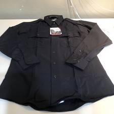 Flying Cross Men's Long Sleeve Shirt Navy Size 14