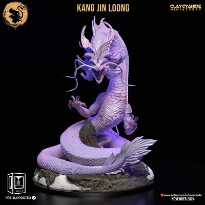 3D Printed Clay Cyanide Kang Jin Loong Black Myth Wukong Set 28 32 mm D&D