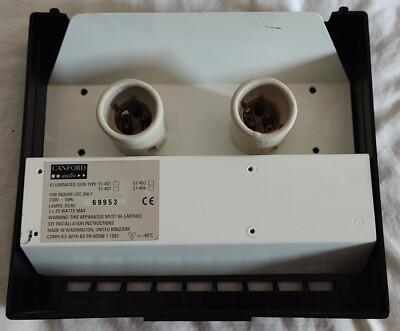 Canford Audio LEUCHTSCHILD BC Sockelarmatur, Typ A, 230 Volt Teil: 51-401