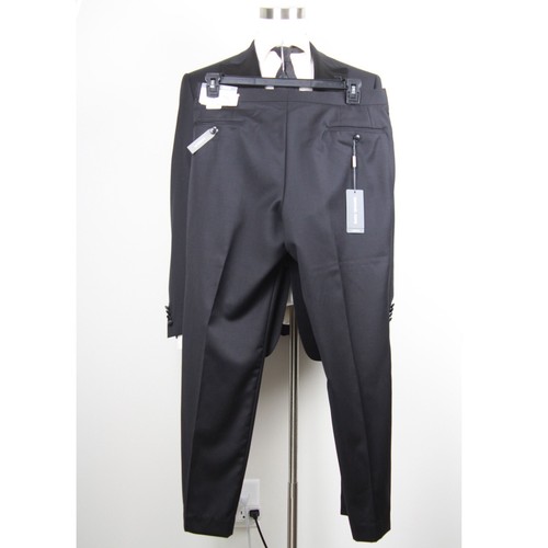 44R Michel Kors Men's 2-pc Tuxedo Suit Blazer Pants 34Wx30L E05593 - Picture 7 of 13