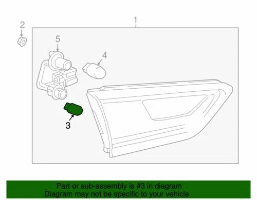 Bombilla genuina GM 2002-2023 Buick Chevrolet Cadillac Saturn GMC Pontiac 13505774 Foto 2 de 2