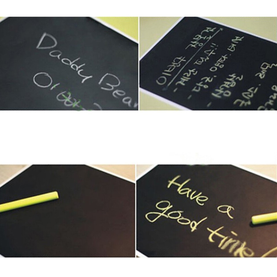 4 Pcs Chalk Wallpaper Peel and Stick Chalkboard Paint Sticker eBay